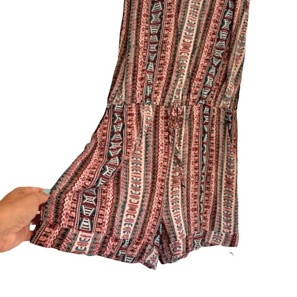 EUC Aztec style Romper - Picture 2 of 5
